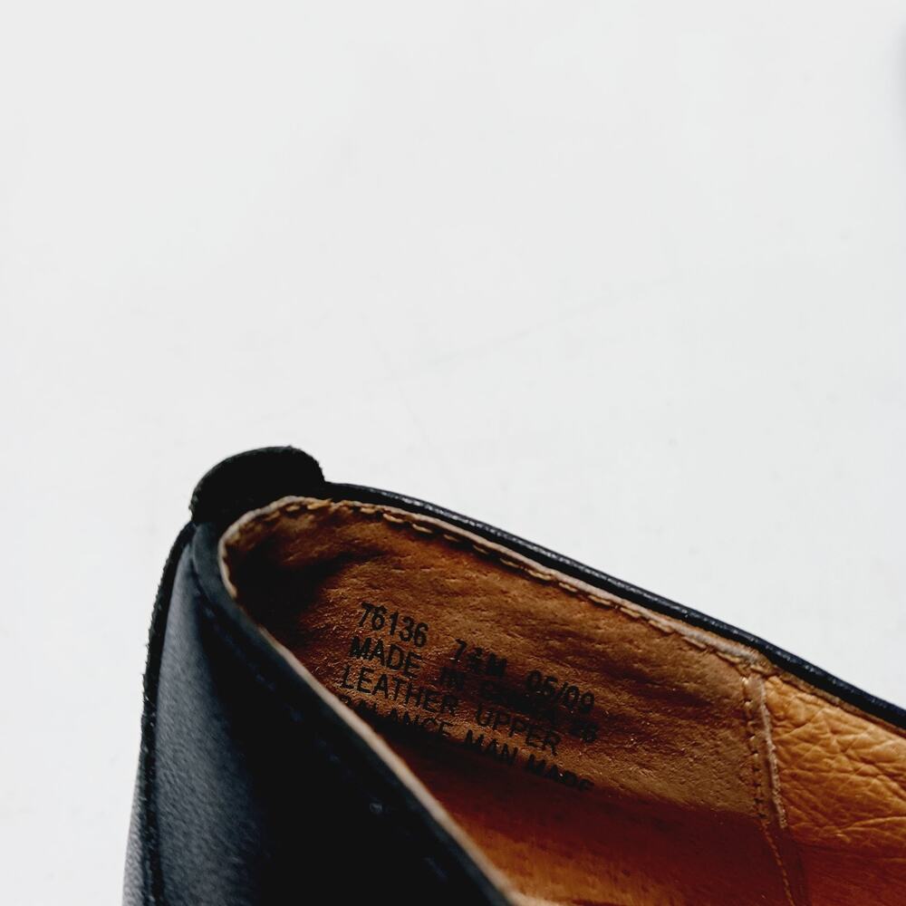 Shoes Flat Women Black Leather Strap Everyday Comfort Minimalist Office Size 7.5 - Picture 7 of 7
